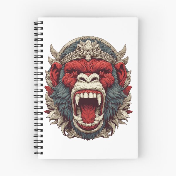 Item preview, Gorilla head illustration designed and sold by robyeyedropy.