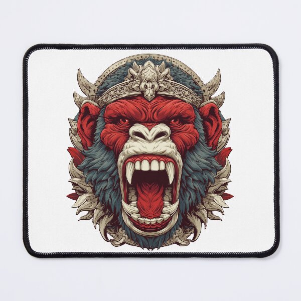 Item preview, Gorilla head illustration designed and sold by robyeyedropy.