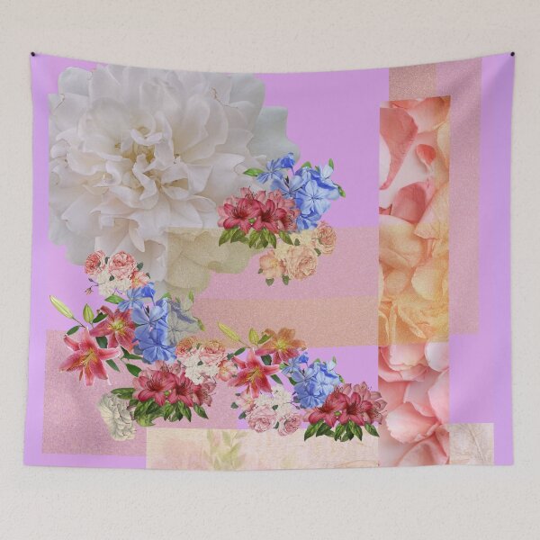 Item preview, Vintage Floral Collage Aesthetic | Romantic Botanical Art designed and sold by Shambhavi_Studio.