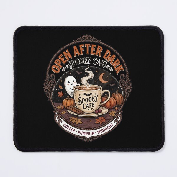 Item preview, Open after dark, Spooky Cafe Halloween vintage retro design designed and sold by LiuTiuuu.