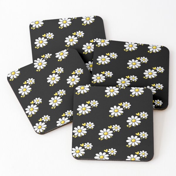 Item preview, Cute Daisy Flower Pattern – White Floral Aesthetic with Yellow Flowers designed and sold by WOWART69.