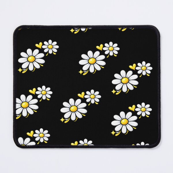 Item preview, Cute Daisy Flower Pattern – White Floral Aesthetic with Yellow Flowers designed and sold by WOWART69.