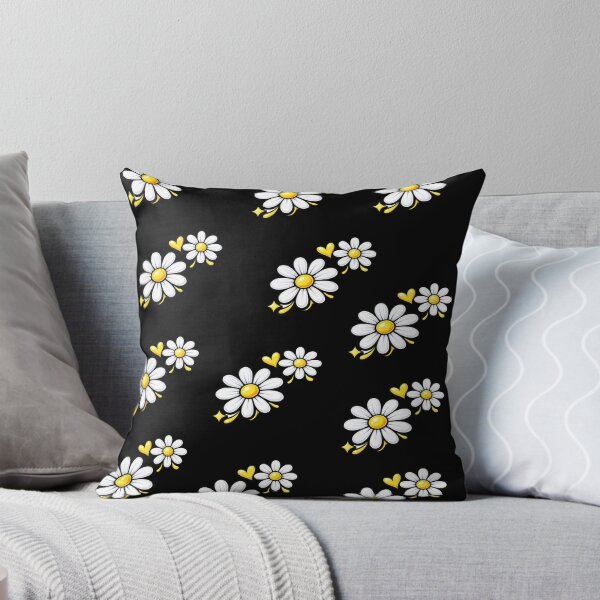 Item preview, Cute Daisy Flower Pattern – White Floral Aesthetic with Yellow Flowers designed and sold by WOWART69.