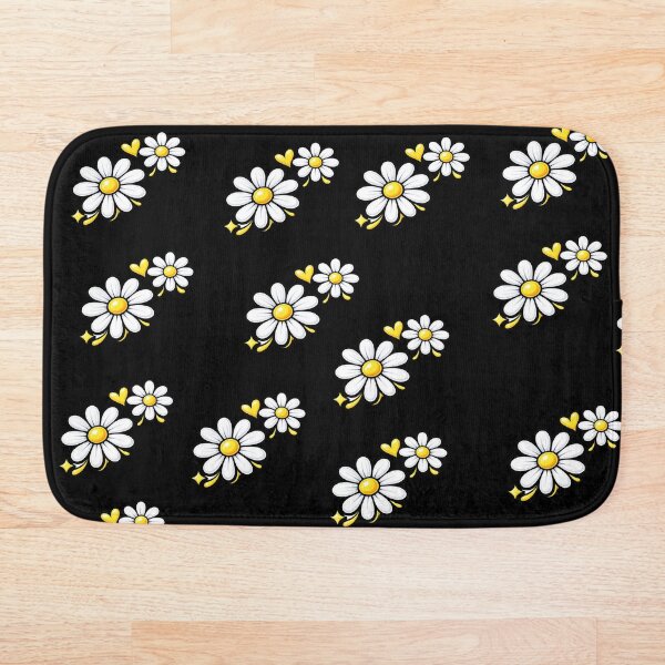 Item preview, Bonito estampado de margaritas: estética floral blanca con flores amarillas. designed and sold by WOWART69.