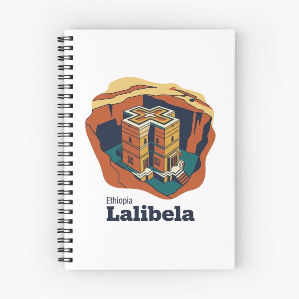 Item preview, Lalibela Rock Churches Bold Retro Graphic Travel Art designed and sold by Inkworksbyshery.