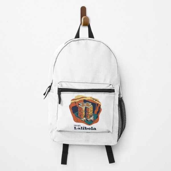 Item preview, Lalibela Rock Churches Bold Retro Graphic Travel Art designed and sold by Inkworksbyshery.