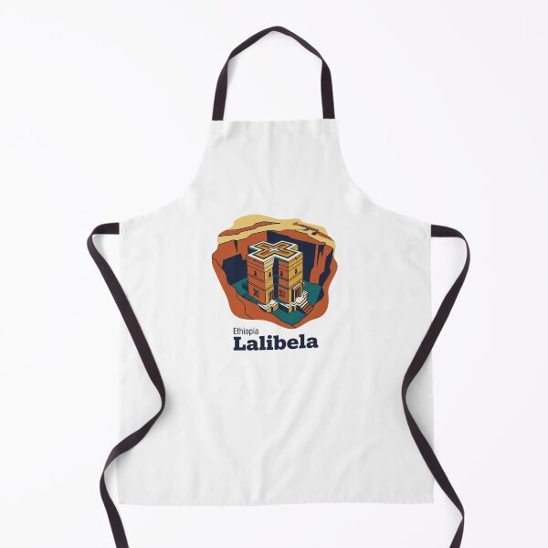 Item preview, Lalibela Rock Churches Bold Retro Graphic Travel Art designed and sold by Inkworksbyshery.