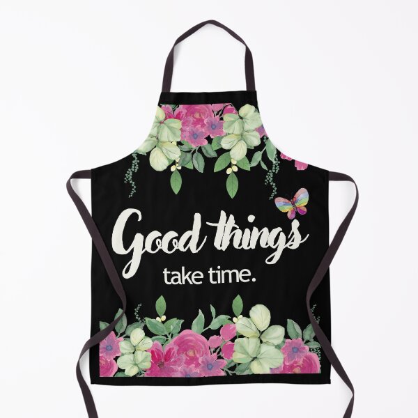 Item preview, Good Things Take Time Floral T-Shirt | Slow Living Motivational Tee designed and sold by RteesStudio.