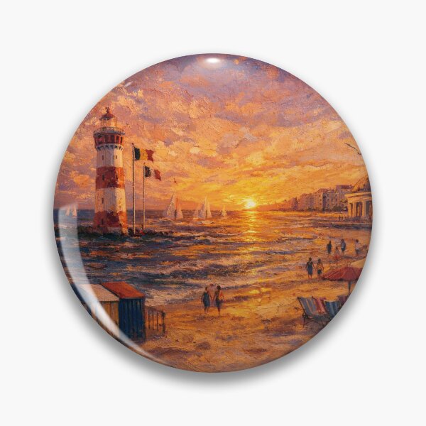 Artikelvorschau, Knokke Beach bei Nacht in Belgien – Gemälde entworfen und verkauft von GalleryKauffeld.
