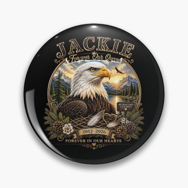 Item preview, Jackie Forever Our Queen, Bald Eagle Memorial, Not Just an Eagle A Legend, Wildlife Tribute, Eagle Lover Gift designed and sold by Cchotlan.