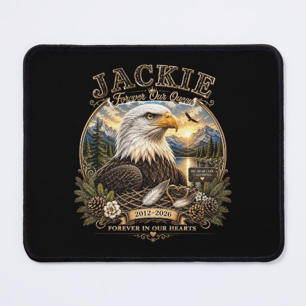 Item preview, Jackie Forever Our Queen, Bald Eagle Memorial, Not Just an Eagle A Legend, Wildlife Tribute, Eagle Lover Gift designed and sold by Cchotlan.