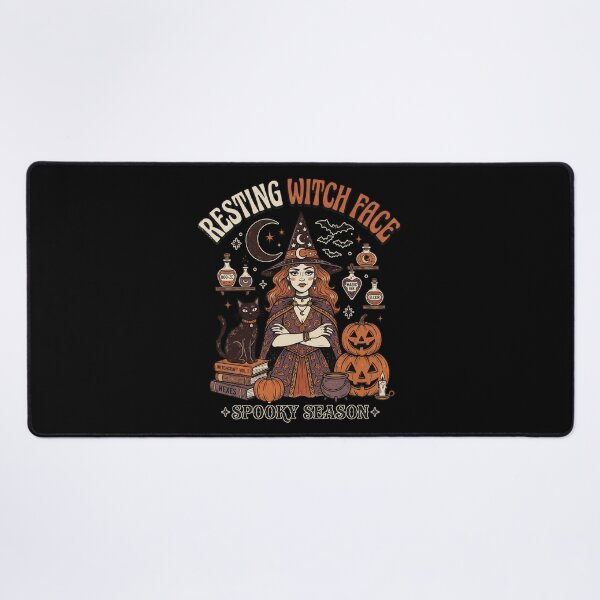 Item preview, Resting witch face, spooky season halloween vintage retro design designed and sold by LiuTiuuu.