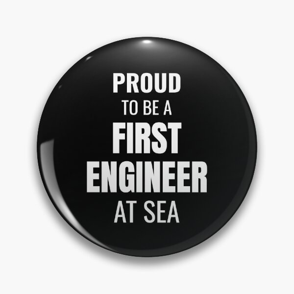 Item preview, Proud to be a First Engineer at Sea (White) designed and sold by ShipCrewNation.
