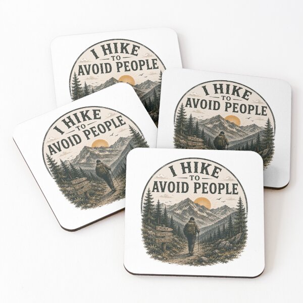 Item preview, I Hike to Avoid People designed and sold by Side Quest Co..