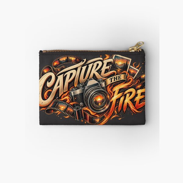 Item preview, Capture the Fire – Analog Camera Aperture Art designed and sold by Golden Era Studio.