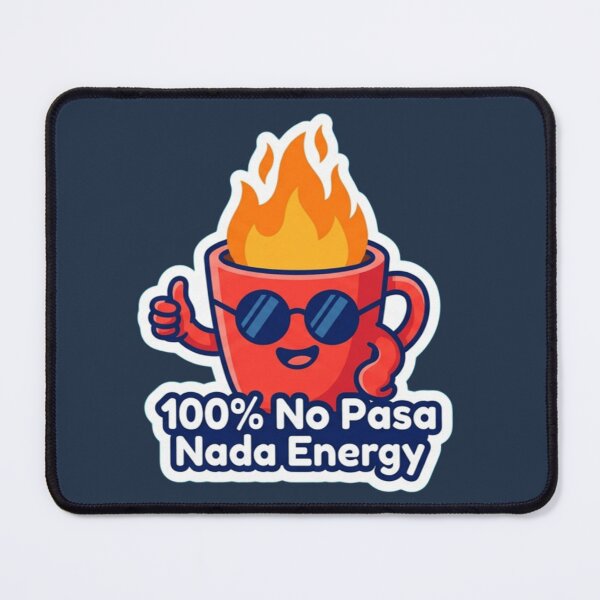 Item preview, 100% No Pasa Nada Energy - Funny Coffee Cup designed and sold by UkrainianSpain.