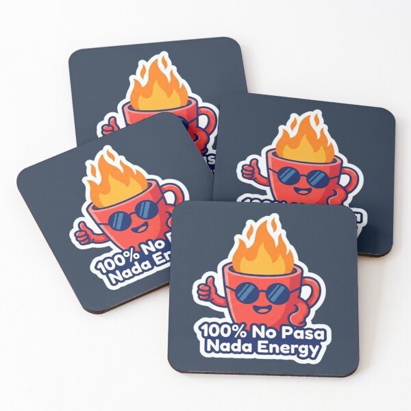 Item preview, 100% No Pasa Nada Energy - Funny Coffee Cup designed and sold by UkrainianSpain.