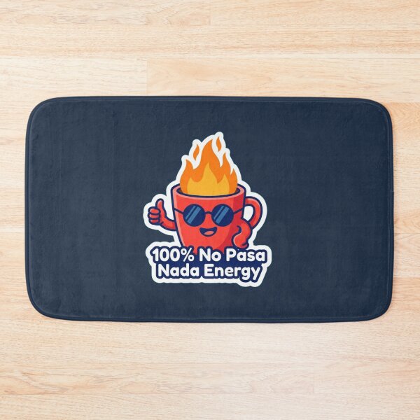 Item preview, 100% No Pasa Nada Energy - Funny Coffee Cup designed and sold by UkrainianSpain.