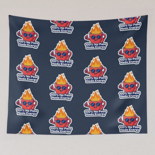 Item preview, 100% No Pasa Nada Energy - Funny Coffee Cup designed and sold by UkrainianSpain.