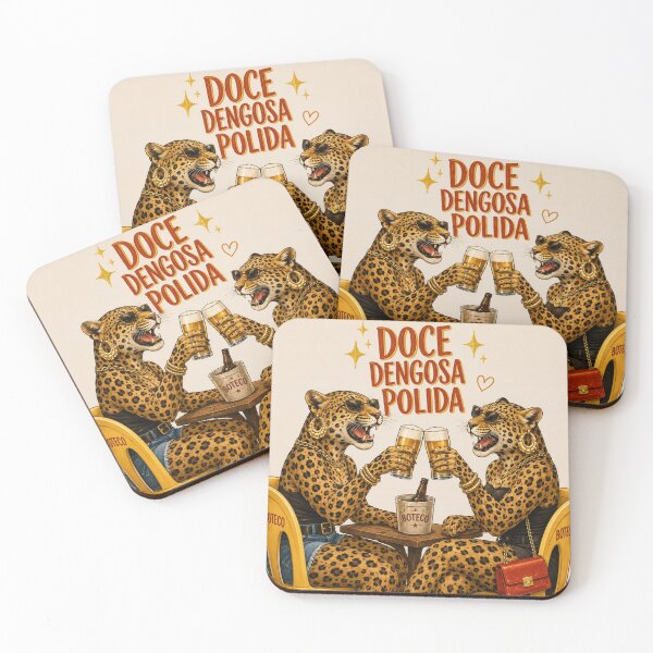Item preview, Doce Dengosa Polida — Onças Estilosas no Boteco Brasileiro designed and sold by Traços do Brasil .