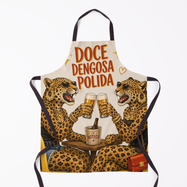 Item preview, Doce Dengosa Polida — Onças Estilosas no Boteco Brasileiro designed and sold by Traços do Brasil .