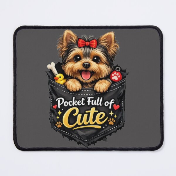 Item preview, Pocket Full of Cute – Adorable Yorkie Dog Design designed and sold by Yorkie Magic Studio .