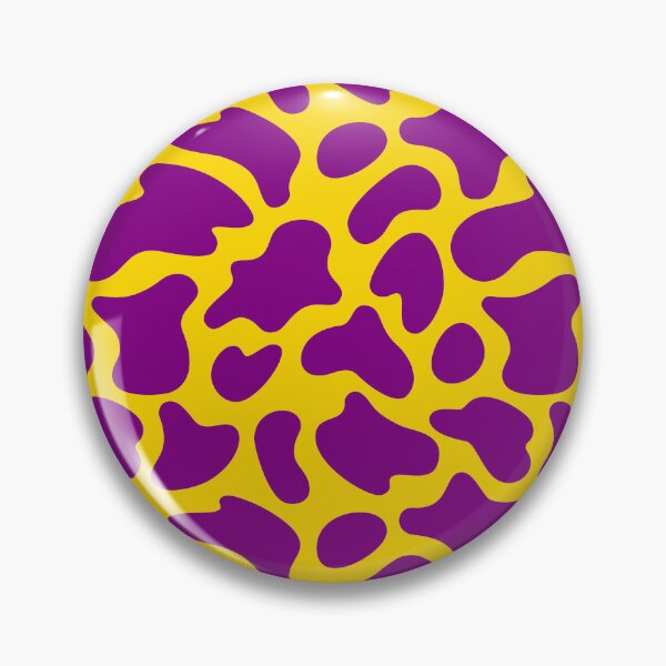 Item preview, Modern Graphic Cow Print Pattern | Yellow & Purple designed and sold by Frohyou.