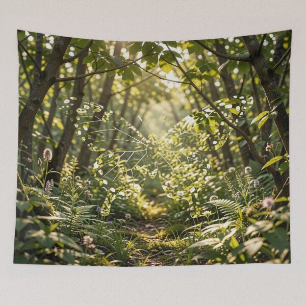 Item preview, Forest Light Butterfly – Negative Space Magic designed and sold by FotoworldEdel.