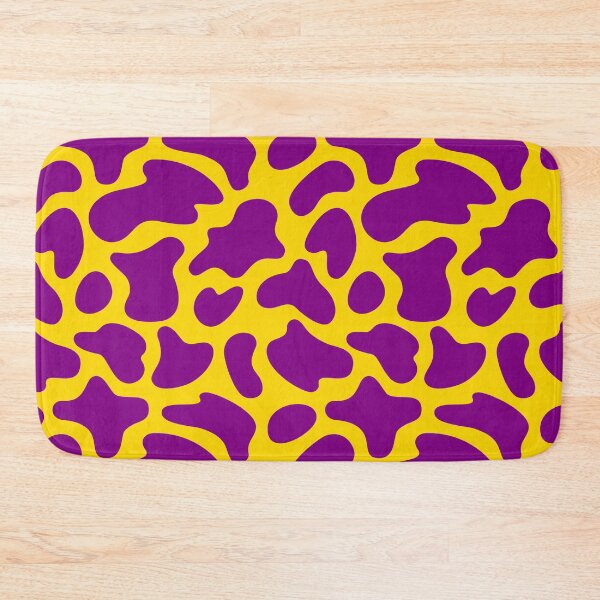 Item preview, Modern Graphic Cow Print Pattern | Yellow & Purple designed and sold by Frohyou.