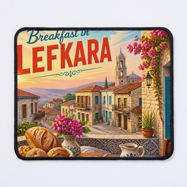 Item preview, Lefkara, Cyprus at Breakfast - Scenic Travel Destinations designed and sold by LSVart.