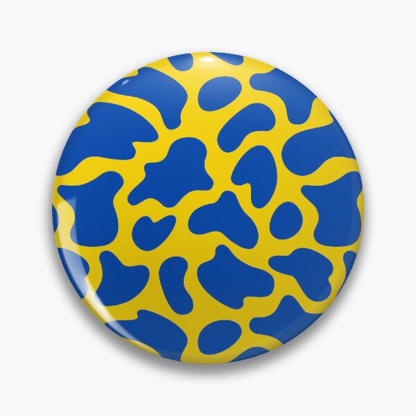 Item preview, Modern Graphic Cow Print Pattern | Yellow & Blue designed and sold by Frohyou.