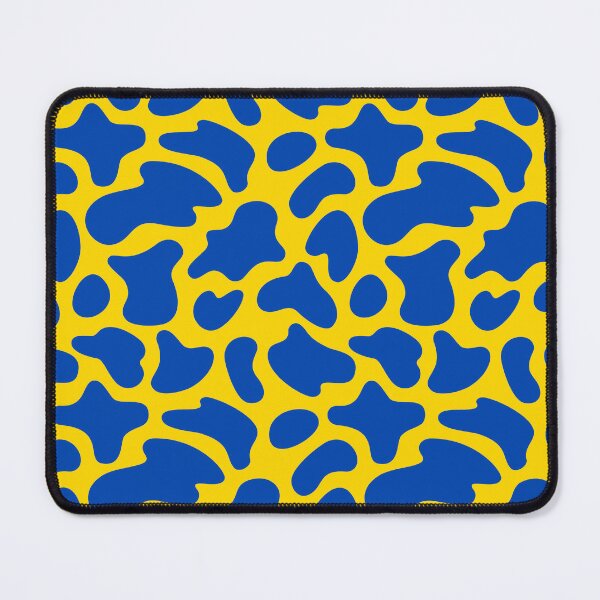 Item preview, Modern Graphic Cow Print Pattern | Yellow & Blue designed and sold by Frohyou.