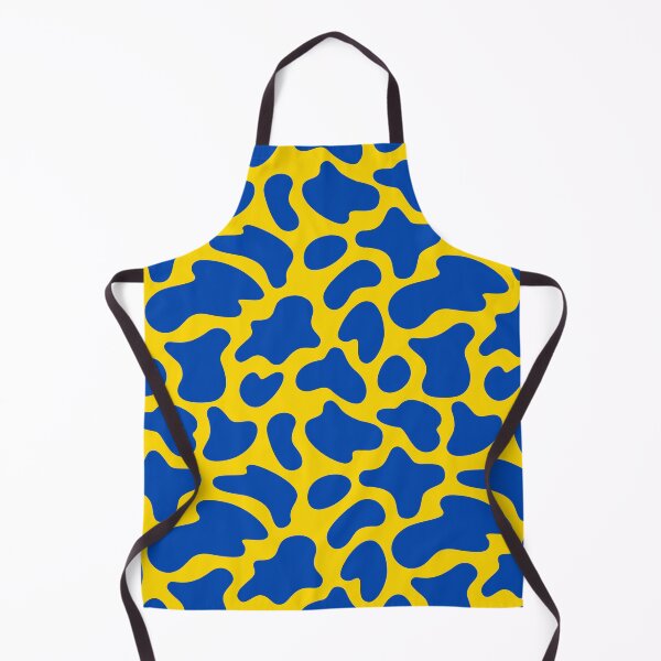 Item preview, Modern Graphic Cow Print Pattern | Yellow & Blue designed and sold by Frohyou.