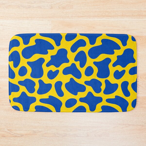 Item preview, Modern Graphic Cow Print Pattern | Yellow & Blue designed and sold by Frohyou.