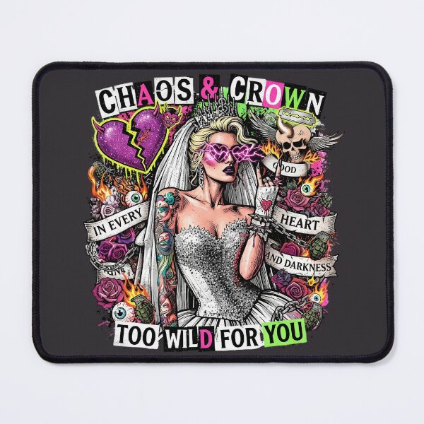 Item preview, Chaos Crown Bride Heart Glasses designed and sold by Voodoo Store Paranormal Collections.