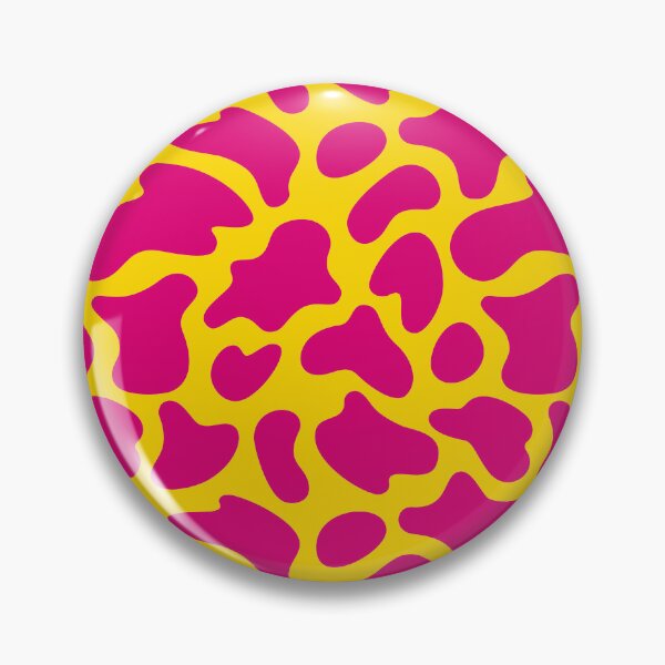 Item preview, Modern Graphic Cow Print Pattern | Yellow & Pink designed and sold by Frohyou.