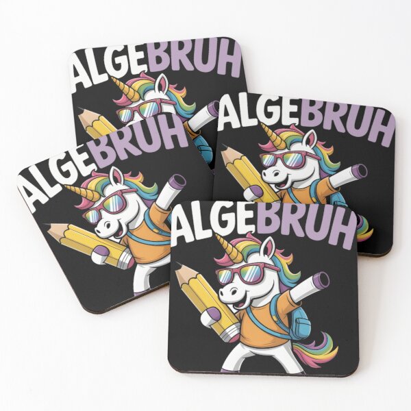 Item preview, Funny Algebruh Design Dabbing Unicorn Math designed and sold by PurplePandaQ.
