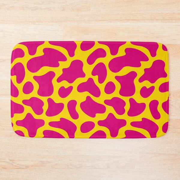Item preview, Modern Graphic Cow Print Pattern | Yellow & Pink designed and sold by Frohyou.