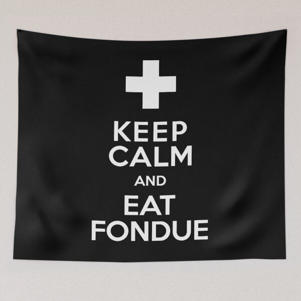Item preview, Keep Calm And Eat Fondue Food Lover Humor designed and sold by AntiqueImages.