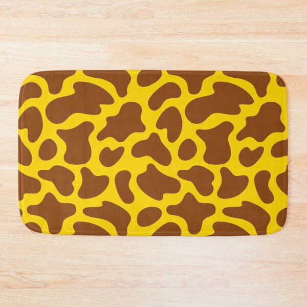 Item preview, Modern Graphic Cow Print Pattern | Yellow & Brown designed and sold by Frohyou.