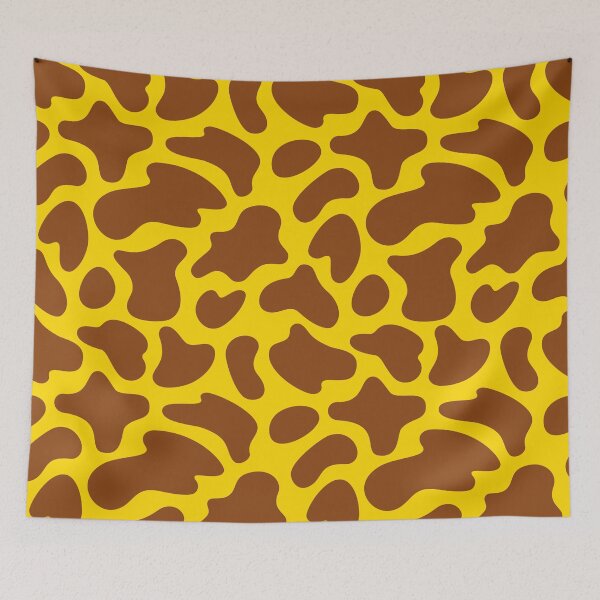 Item preview, Modern Graphic Cow Print Pattern | Yellow & Brown designed and sold by Frohyou.