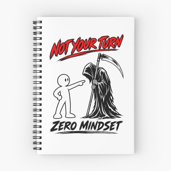 Item preview, Zero Mindset #019 – Not Your Turn | Fearless Grim Reaper Design designed and sold by RestartFromZero.