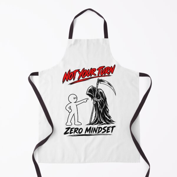 Item preview, Zero Mindset #019 – Not Your Turn | Fearless Grim Reaper Design designed and sold by RestartFromZero.