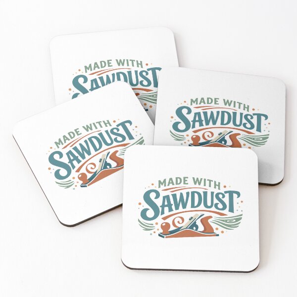 Item preview, Made With Sawdust Funny Dad – Father’s Day Gift designed and sold by stylishdzign.