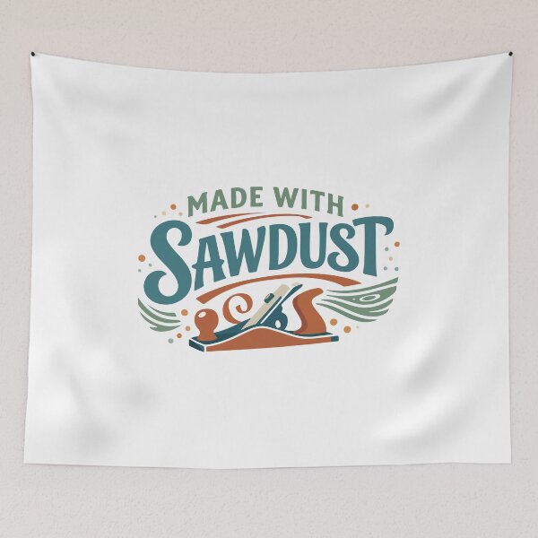Item preview, Made With Sawdust Funny Dad – Father’s Day Gift designed and sold by stylishdzign.