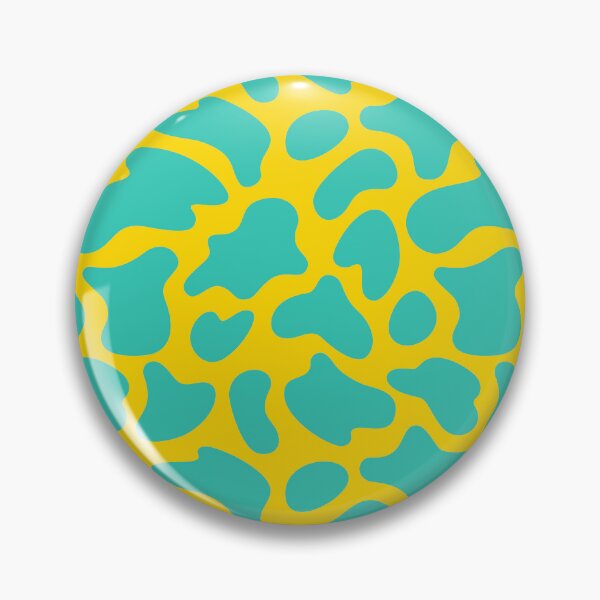 Item preview, Modern Graphic Cow Print Pattern | Yellow & Teal designed and sold by Frohyou.