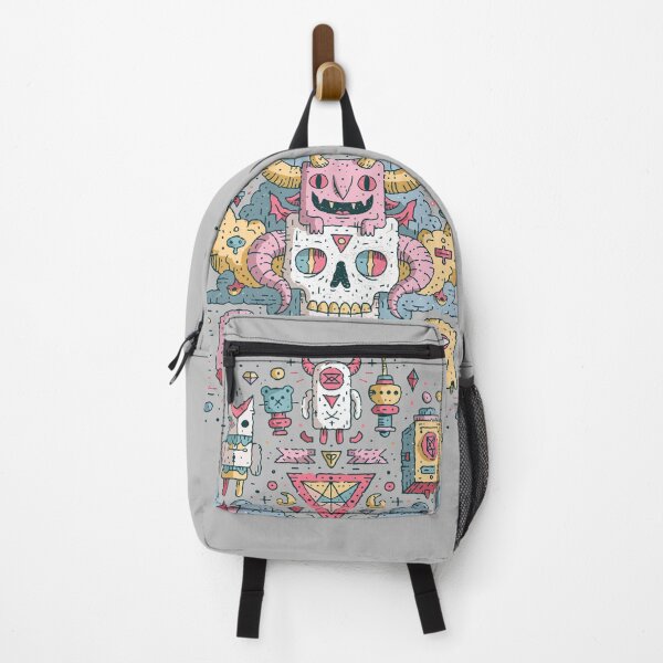 Item preview, Whimsical Monster Skull Doodle Art Design designed and sold by Romgora.