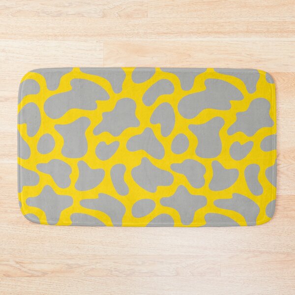 Item preview, Modern Graphic Cow Print Pattern | Yellow & Gray designed and sold by Frohyou.