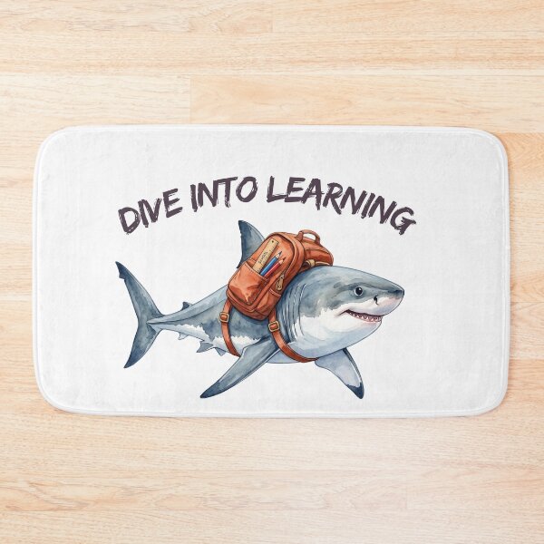 Item preview, Dive Into Learning Shark designed and sold by Roy & Tiffany.