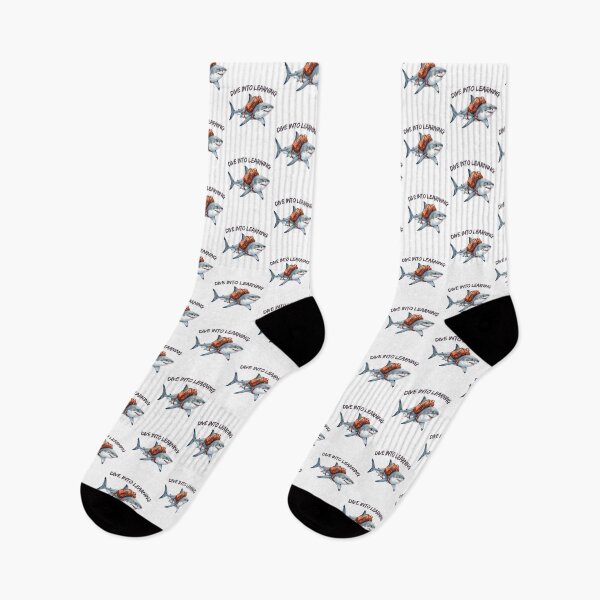 Item preview, Dive Into Learning Shark designed and sold by Roy & Tiffany.
